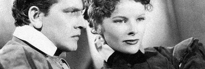 Fredric March and Katharine Hepburn star in MARY OF SCOTLAND, directed by John Ford for RKO Radio Pictures.