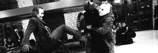 A scene from THE DARK KNIGHT, directed by Christopher Nolan for Warner Bros.