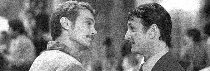 James Franco and Sean Penn star in MILK, directed by Gus Van Sant for Focus Features.
