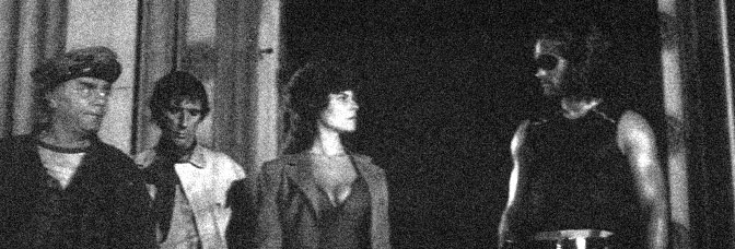A scene from ESCAPE FROM NEW YORK, directed by John Carpenter for Embassy Pictures.