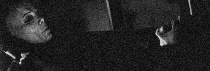 A scene from HALLOWEEN, directed by John Carpenter for Compass International Pictures.