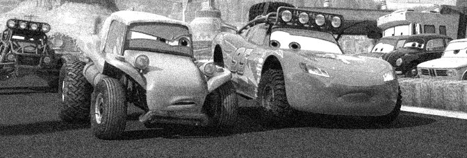 A scene from THE RADIATOR SPRINGS 500½, directed by Rob Gibbs and Scott Morse for Walt Disney Pictures.