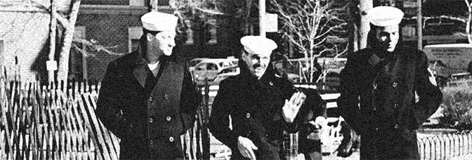 Randy Quaid, Jack Nicholson and Otis Young star in THE LAST DETAIL, directed by Hal Ashby for Columbia Pictures.