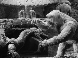 A scene from SON OF KONG.