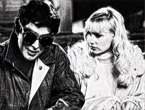 Daryl Hannah consoles a visible Chevy Chase in MEMOIRS OF AN INVISIBLE MAN.