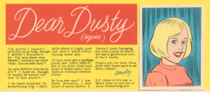 The romance comic homage.